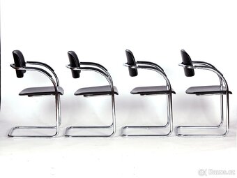 Chromované židle ve 100 % stavu, 6 kusů. - 9