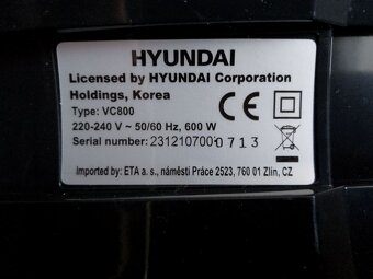 Tyčový vysavač Hyunday VC800 - 9