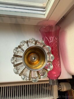 KŘIŠŤÁLOVÁ LAMPA S BROUŠENOU VÁZOU - TORZO - 9
