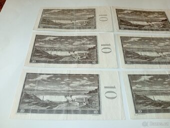 BANKOVKY 10 KČS 1960, RŮZNÉ SÉRIE, PĚKNÉ STAVY - 9