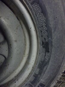 Pneu s disky 185 R 14 C ford Transit, 4ks nejete pneu - 9