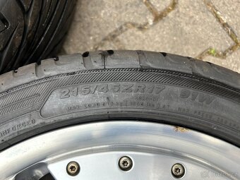 Alu kola FLW 17" Audi, VW, Seat 5x112 včetně pneu - 9
