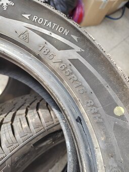 Prodám zánovní zimní pneu 185/65/15 2x Sailun 2xLassa - 9