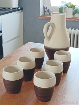 VINTAGE KERAMICKÁ NÁPOJOVÁ SOUPRAVA BRUSEL DITMAR URBACH - 9