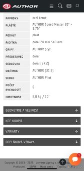 Dětské  kolo Autor Cosmic 20 - 9