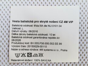 balistická neprůstřelná vesta policie taktická - 9