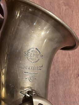 1965 Selmer Mark VI s vysokou klávesou F#. Repasovaný - plně - 9