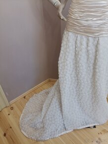 Nové společenské svatební hedvábné šaty maturitní ples - 9