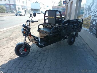 Elektrická pracovní tříkolka Cargo G1 1000W COC černá - 9