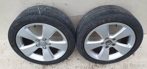 Alu Audi 17" 5x112, letní Continental 225/45R17 - 9