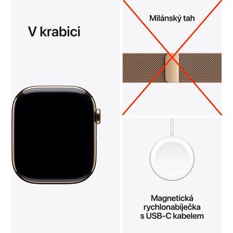 Apple Watch Series 10 46mm zlatý titan (bez náramku) ZÁRUKA - 9