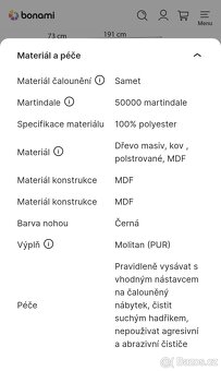 Rozkládací pohovka Bobochic Paris Loft petrolejová - 9