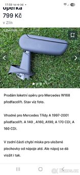 Loketka pro Mercedes W168 jako nová - 9