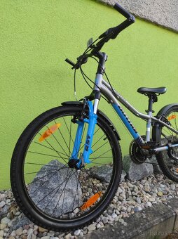 Značkové dětské kolo Author 24" (stříbrná/modrá)I# - 9