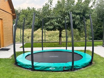 Trampolína BERG InGround Champion 330+safety net+zimní kryt - 9