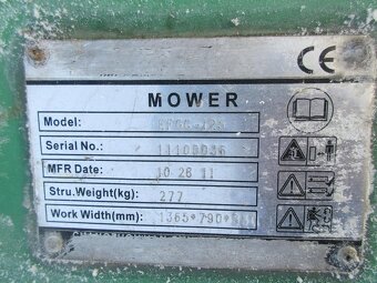 Malotraktor kolový GOLDONI s radlicí a 2 mulčovači - 9