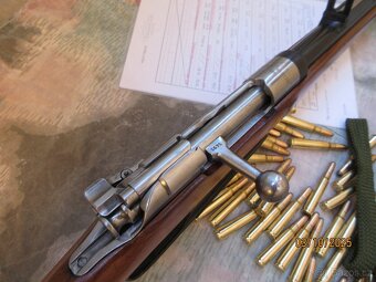 Puška Gewehr 1888 LOEWE BERLIN , náboje , TORMENTACE , , ře - 9