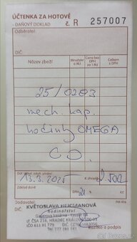 Starožitné švýcarské kapesní hodinky OMEGA - 9