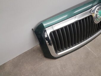 Přední maska Škoda Fabia I FL., zelená met. 9572, 6Y0853668B - 9