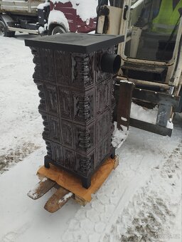 Kachlová kamna nepoužitá - 9
