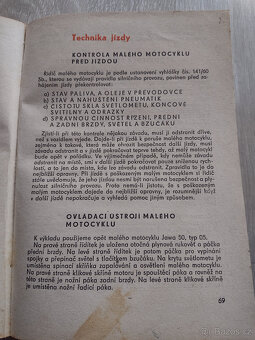 UČEBNICE ŘIDIČE MOPEDU A MALÉHO MOTOCYKLU, 1964 - 9