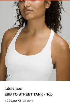 Luxusní bezešvé sportovní tílko/top americké zn. Lululemon - 9