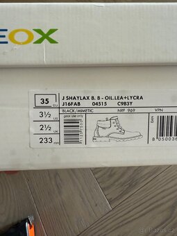 Nové kožené kotníkové boty Geox vel. 35 - 9