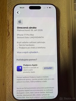 Apple IPhone 17 Pro Max, 256 GB Cosmic Orange Jako Nové - 9
