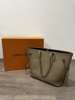 Kabelka Louis Vuitton Neverfull MM v provedení Tourterelle s - 9