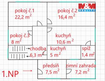 Prodej rodinného domu, 143 m², Ostřešany - 9