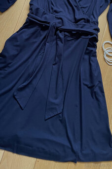 Zavinovací tmavě modré šaty Gant, vel. L - 9