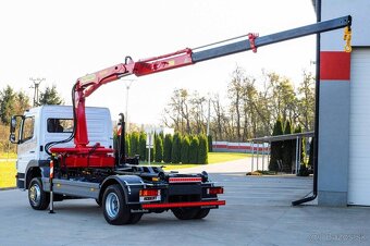HÁKOVÝ NOSIČ KONTEJNERŮ HYDRAULICKÁ RUKA MERCEDES ATEGO 1218 - 9