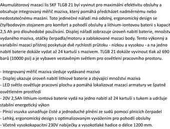 Mazací lis aku profi - 9