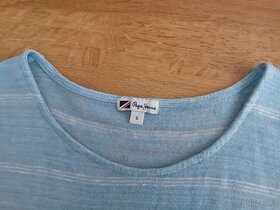 Pepe Jeans dámské tričko vel. S/M len - 9