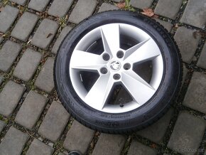 ALU KOLA 5 X 112 ŠKODA ORIGINÁL 205 55 R 16 - 9