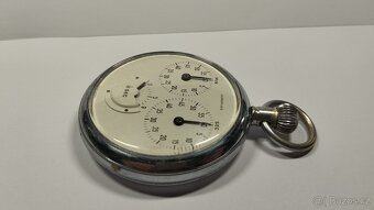 Německé kapesní stopky Junghans 1/10s v hezkém stavu. - 9