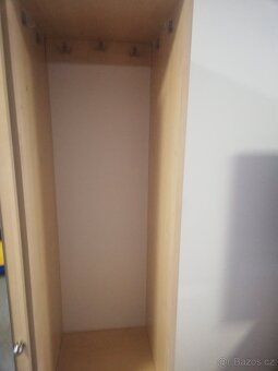 Zrcadlová, šatní skříň, dekor bříza, - 9