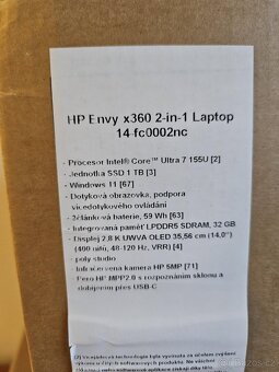 HP ENVY x360 14-fc0002nc Ultra 7 32GB OLED - 9