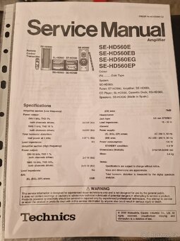 Technics SE-HD560 - 9