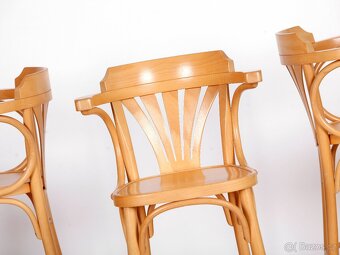 Vyhkledávané barové židle, barovky TON, buk, 8 ks - 9