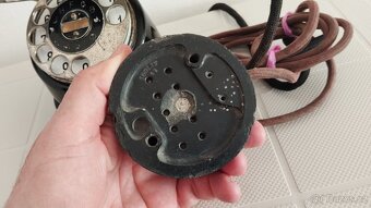 Starý telefon TELEGRAFIA z roku 1927 tzv.kopýtko - 9