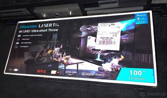 Laser TV HISENSE 100"(254 cm) 4K UHD+plátno - 9