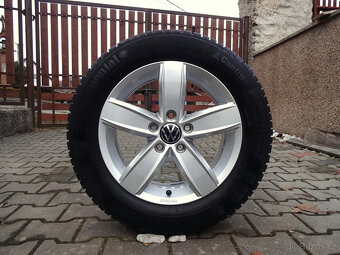 KRÁSNÁ ZIMNÍ ALU VW TOURAN 16" 5x112 pneu 205/60R16 Contine - 9