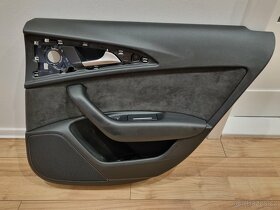 Alkantara tapacire AUDI A6 C7 4G s ambient osvetlenim - 9