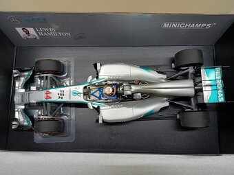 6x F1 MERCEDES 2013-2015 HAMILTON A ROSBERG MINICHAMPS 1:18 - 9