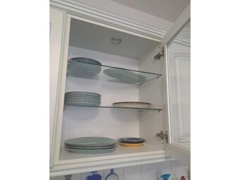 Bílá venkovská kuchyně s vestavěnými spotřebiči Bosch,5459 - 9