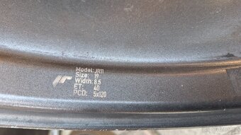 Alu kola BMW 19" 5x120 8,5J ET40 JapanRacing E90 - 9