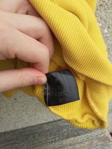 Vintage y2k mikina s kapucí hoodie Peso Saints Snake žlutá - 9