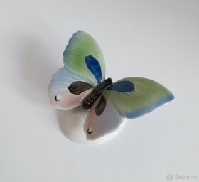 Starožitný porcelánový sběratelský motýl - ROSENTHAL - 9