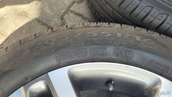 Alu kola VW Golf Touran 205/55 R16 pneu Pirelli 99% - 9